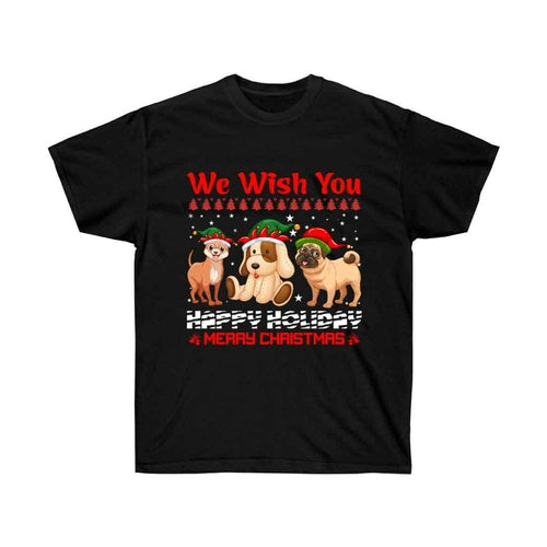 T-shirt de Noël pour Amoureux des Chiens