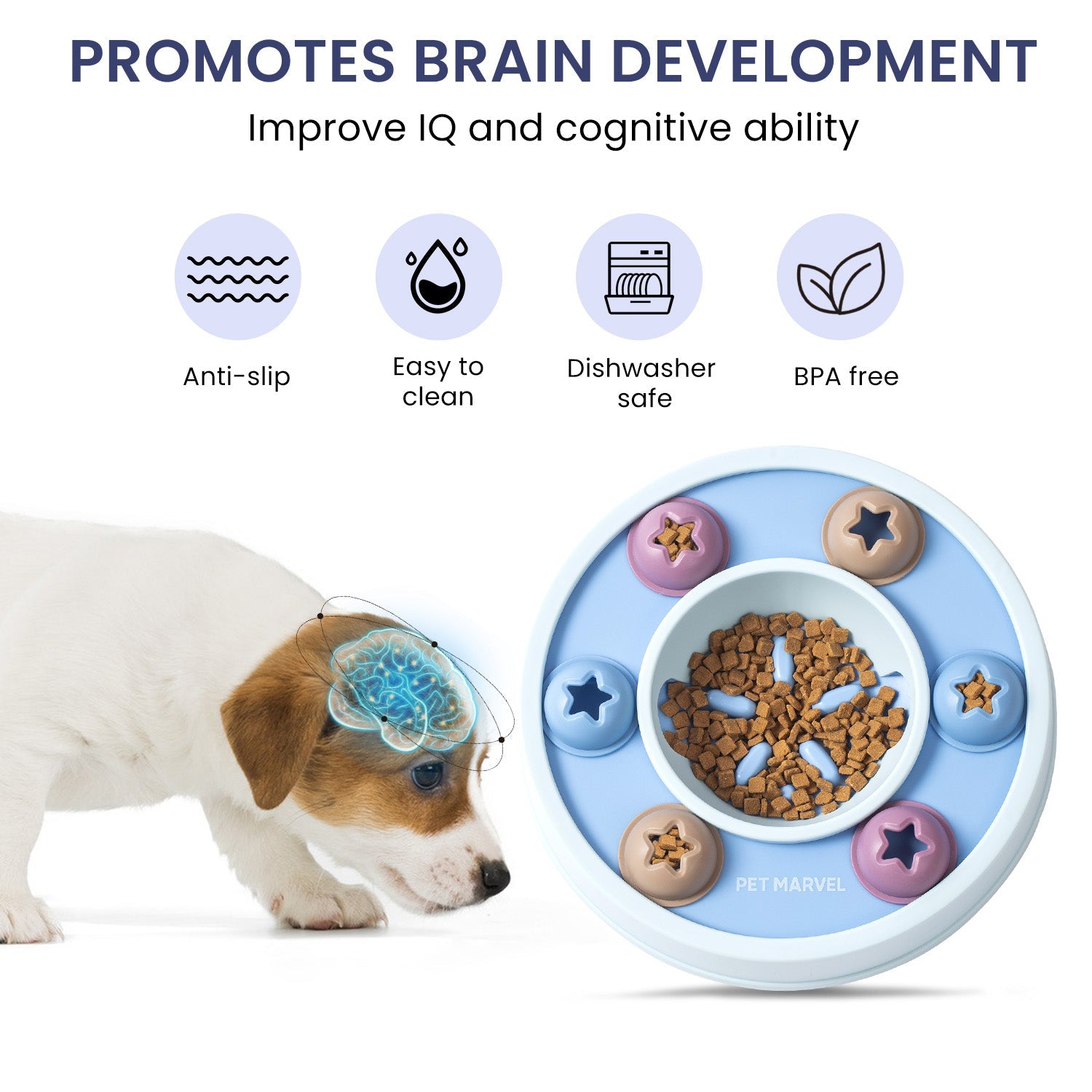 Jouet interactif en puzzle pour chien PETMARVEL