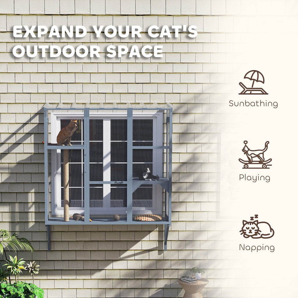 Catio Extérieur Sécurisé pour Chats : Liberté et Protection