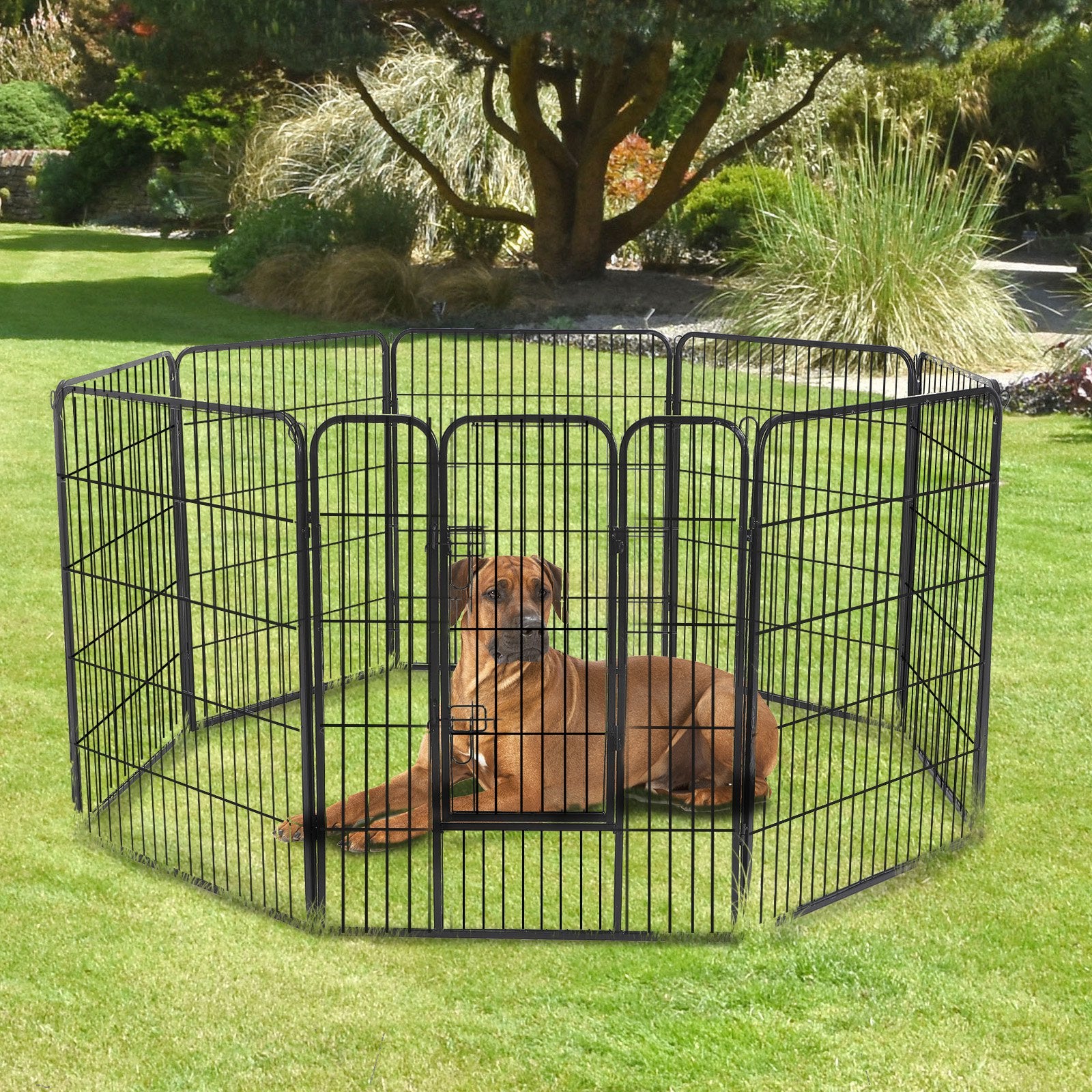 Parc à Chiens en Métal : Sécurisez le Jeu de Votre Animal !
