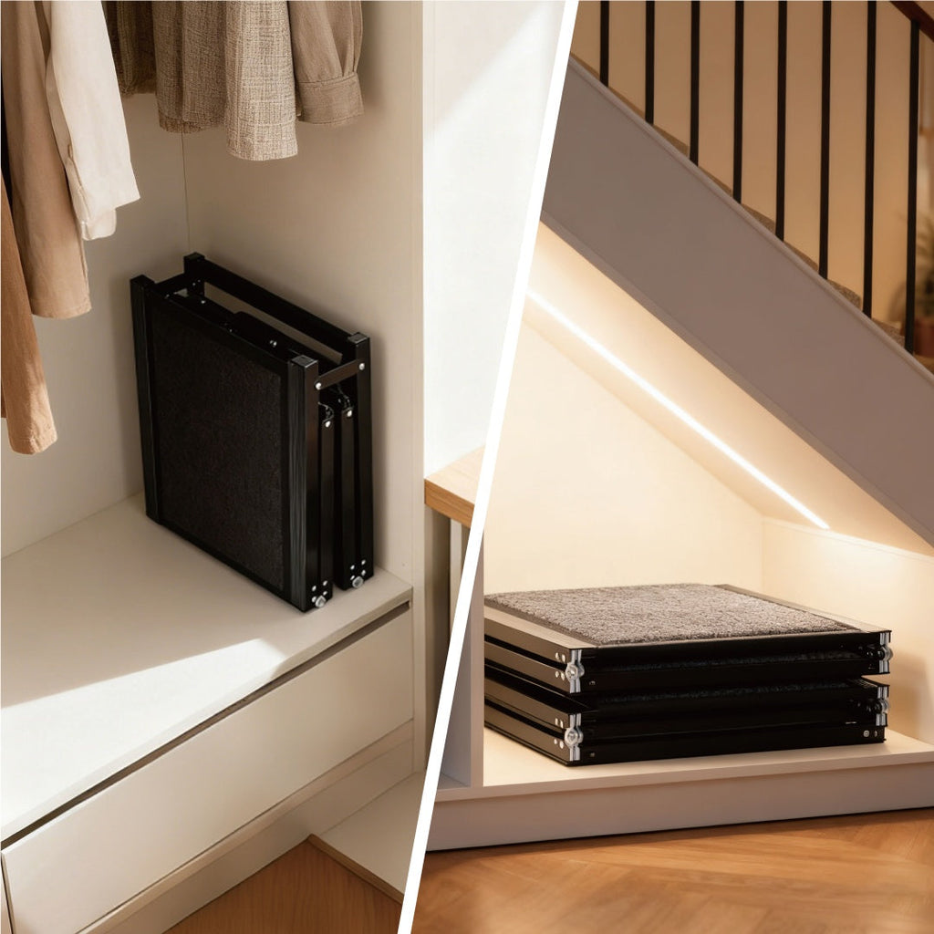 Rampe pour Chien de Voiture 65x17 Grande Rampe Pliable pour Animaux pour Camion, SUV