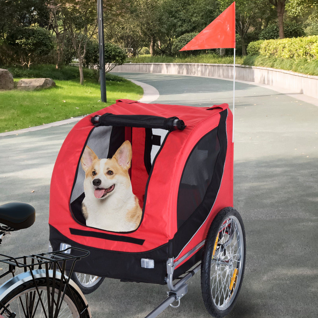 Remorque vélo pliable pour animaux : confort et sécurité en balade