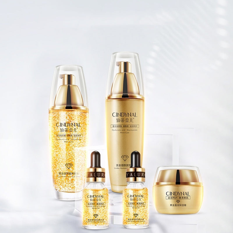 Kit de Soins de Luxe pour Peau Animale en Or 24K