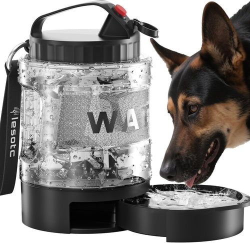 Bouteille d'Eau de Voyage pour Chien, Grande Capacité