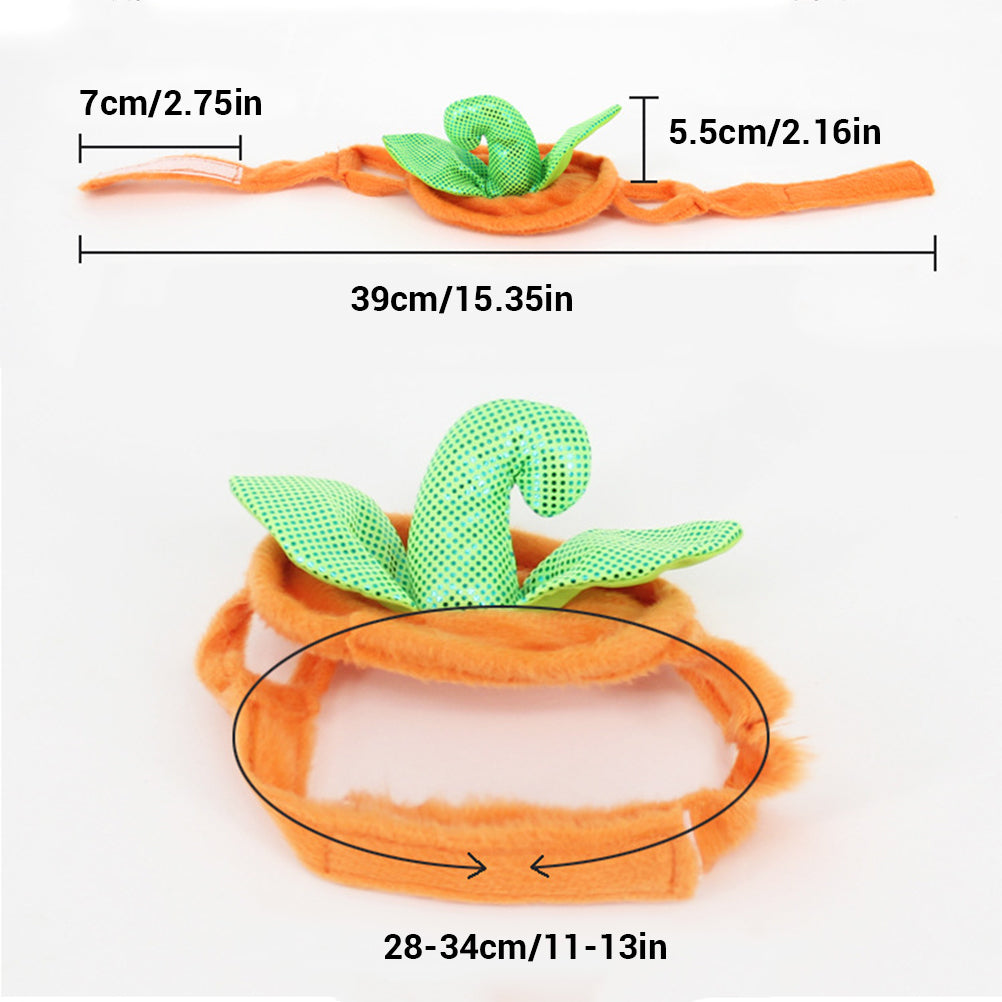 Accessoires de Costume Créatifs pour Chats d'Halloween - Citrouille