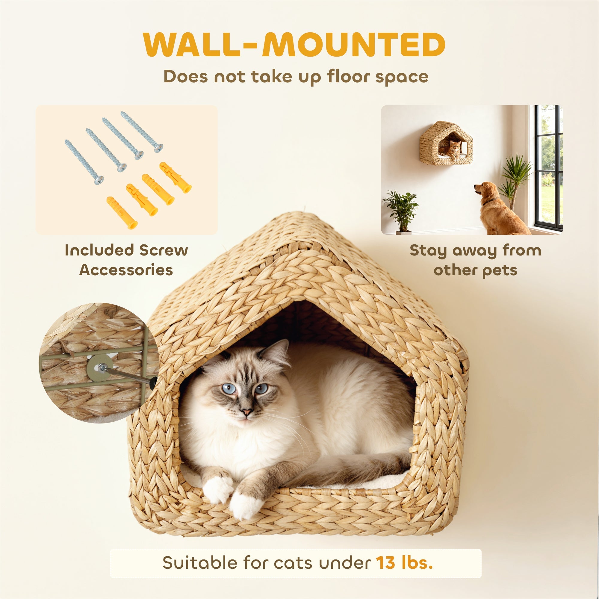 Maison murale pour chat : un refuge élégant et gain de place
