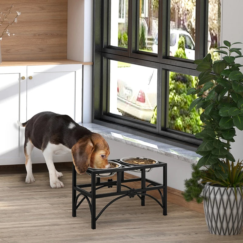 Gamelle Élevée en Acier Inoxydable pour Chien