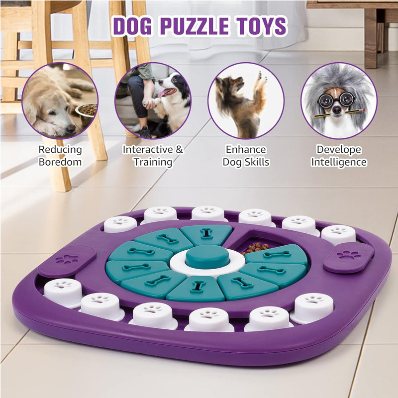 Jouet Puzzle Interactif pour Chien