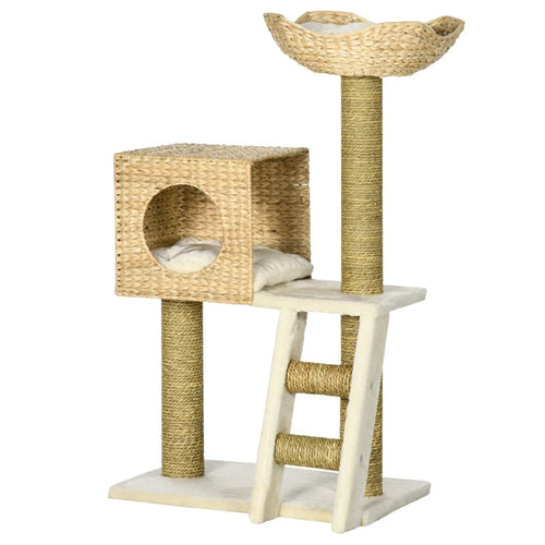 Arbre à chat en osier : confort et style pour votre félin