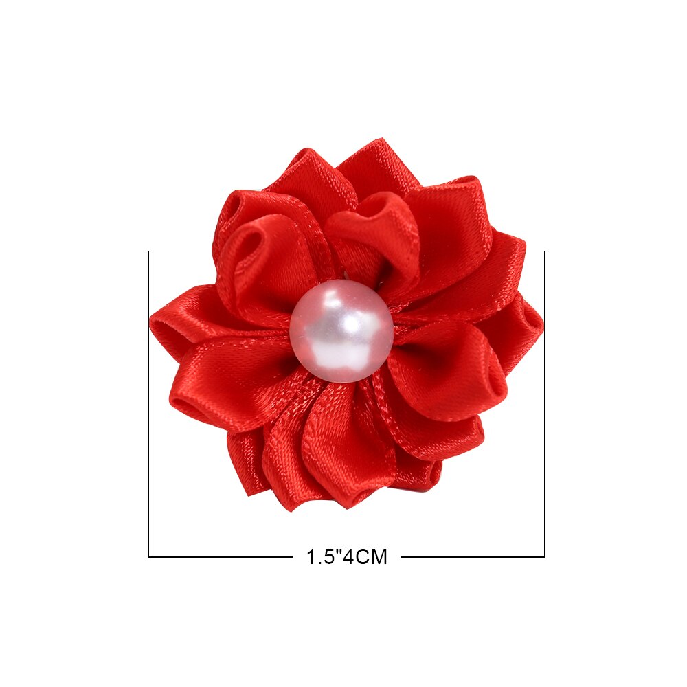 20pcs/lot Jolis Noeuds de Cheveux pour Chiens Chiot Yorkshire