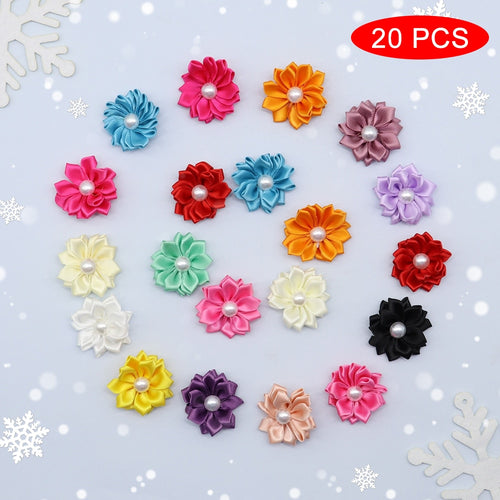 20pcs/lot Jolis Noeuds de Cheveux pour Chiens Chiot Yorkshire