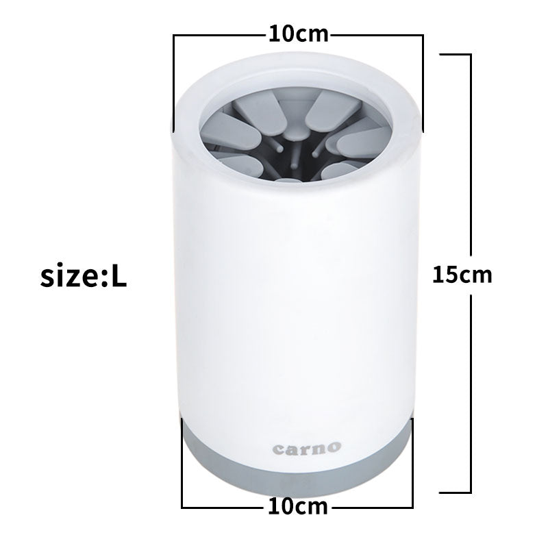 Gobelet nettoyeur de pattes portable en silicone doux pour animaux