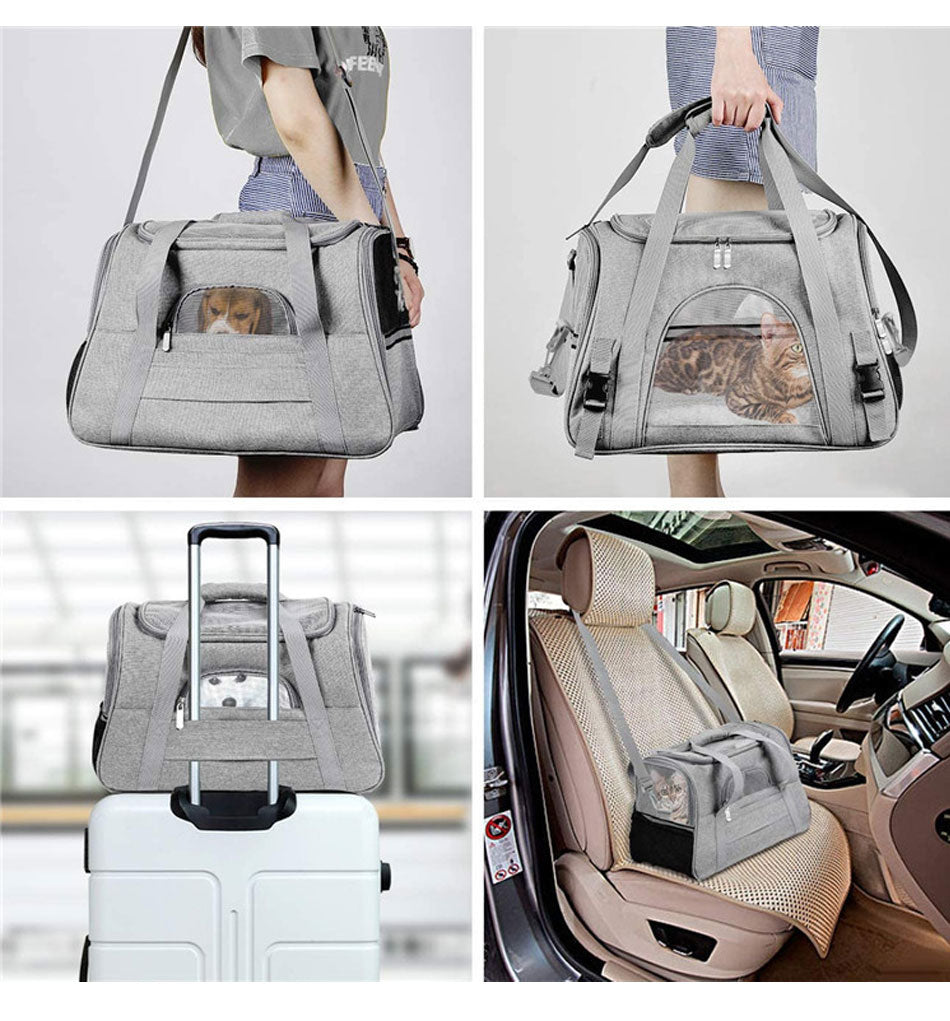 Sac à dos respirant pour chien et chat