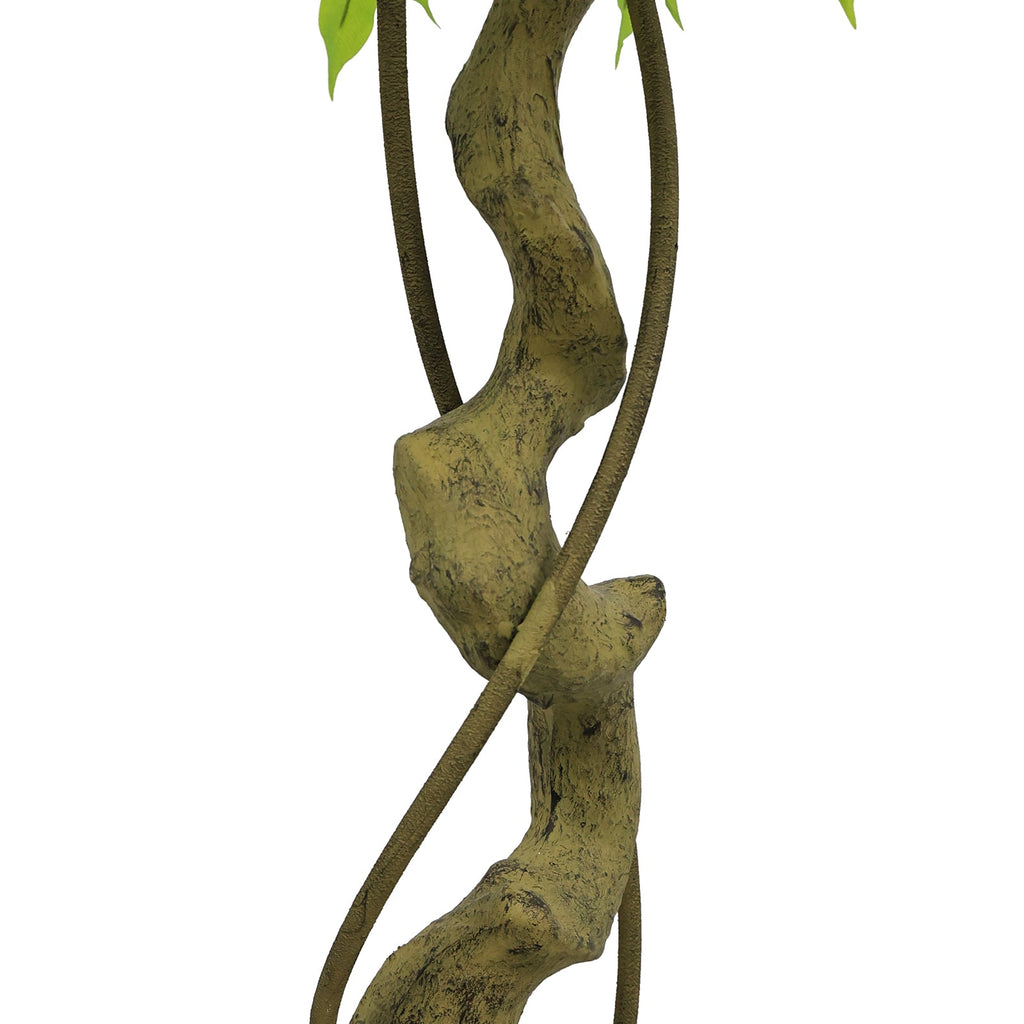 5.2FT Artificial Ficus Arbre, Lifelike Faux Banyan Arbre avec Pot pour