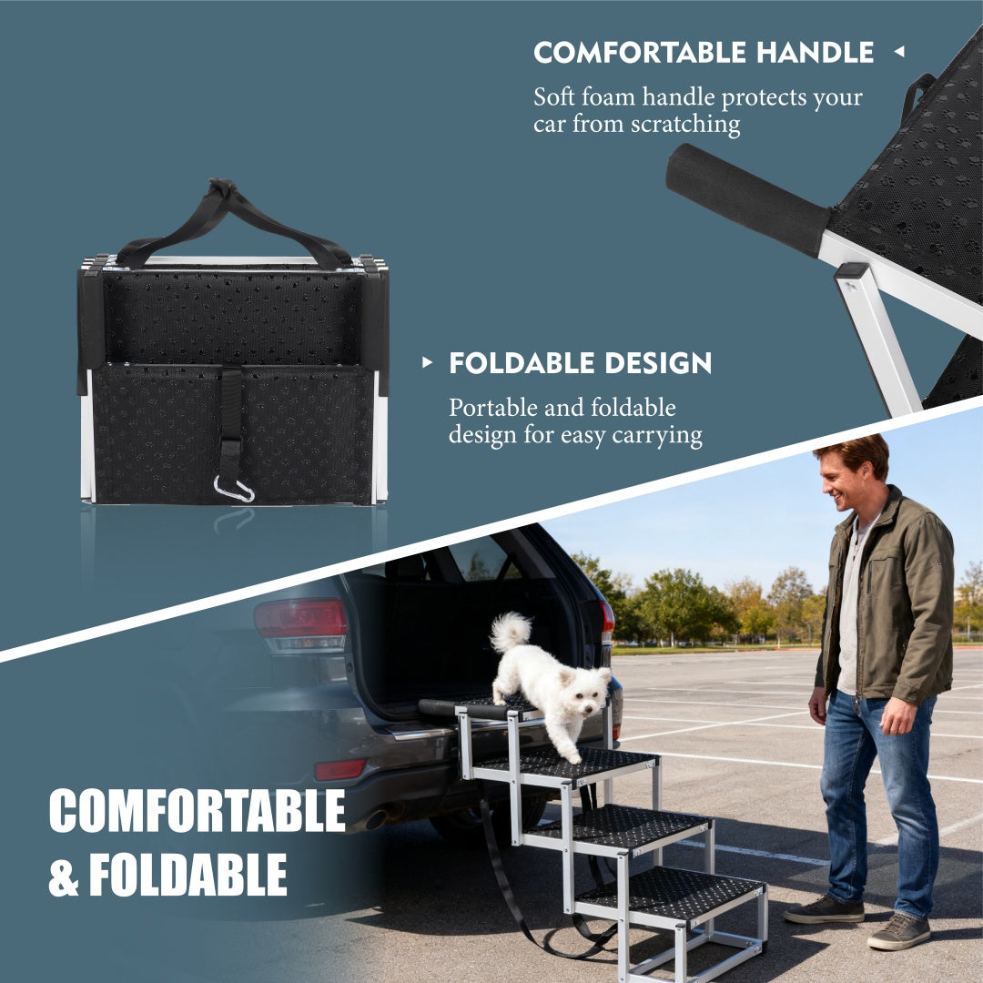 Rampe pliable pour chiens : accès facile à votre voiture