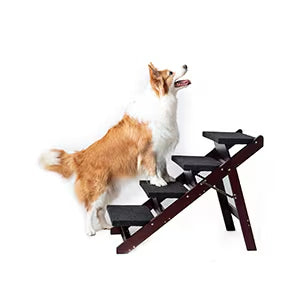 Escaliers en Bois Pliables : Accès Facile pour Votre Animal