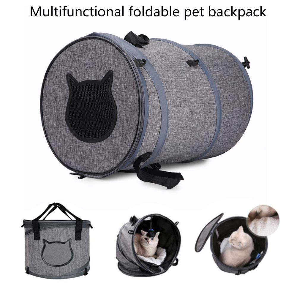 Foldable Animal Chat Transport Bag Extérieur Travel Chat Tunnel Jouets