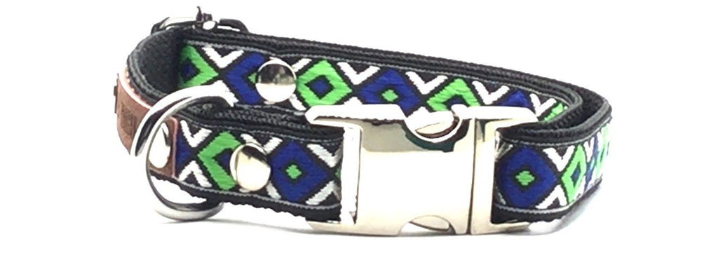 Collier en Coton Personnalisé Designer pour Petits Chiens