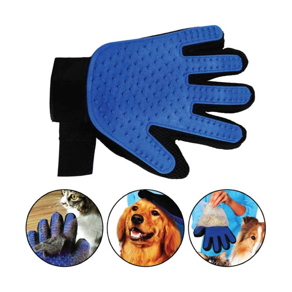 2in1 Animal Deshedding et Massage Glove - Chien or Chat Hair Toilettage Right