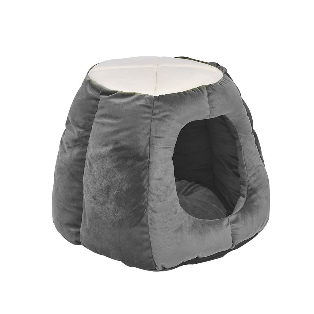 Lit pour chat igloo en forme de château