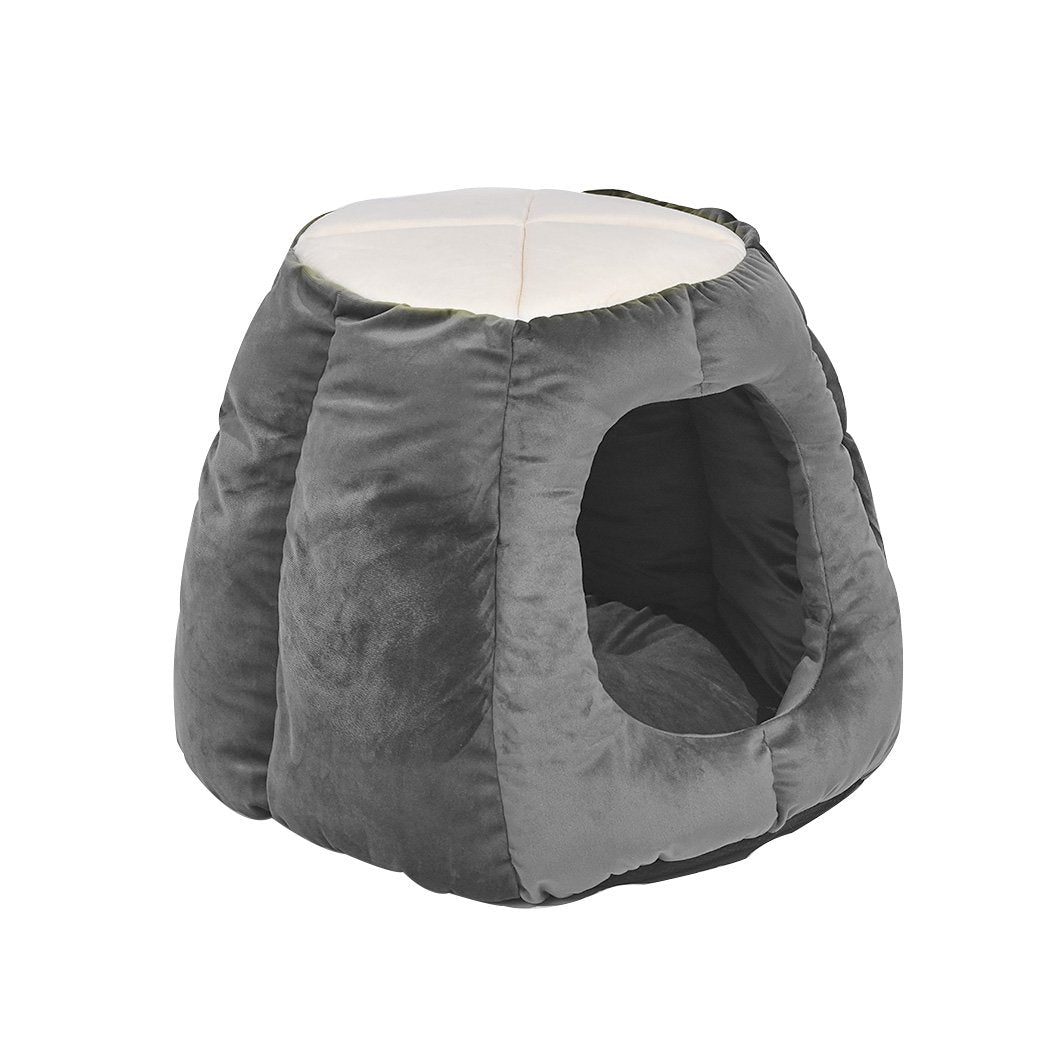 Lit pour chat igloo en forme de château