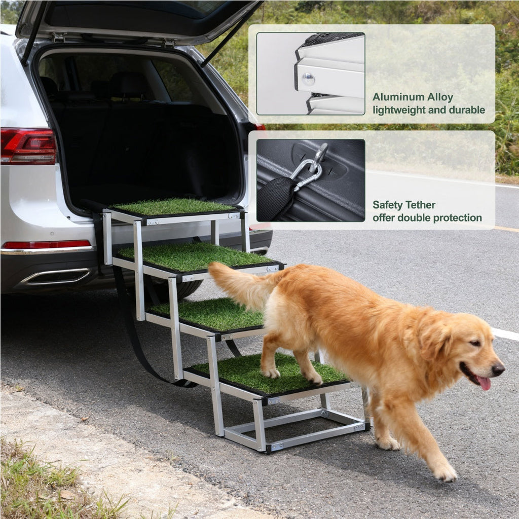 Rampe pliable pour chiens : accès facile à votre voiture