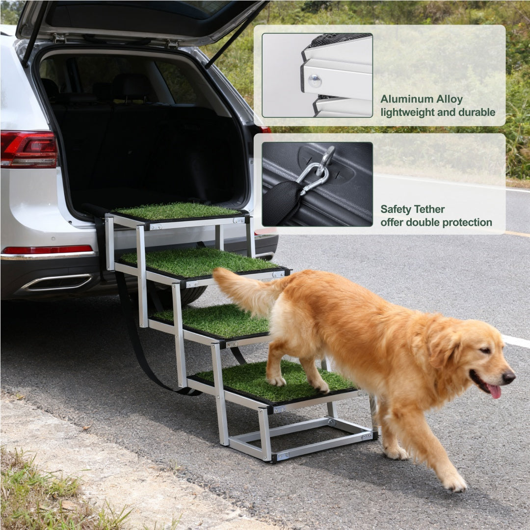 Rampe pliable pour chiens : accès facile à votre voiture