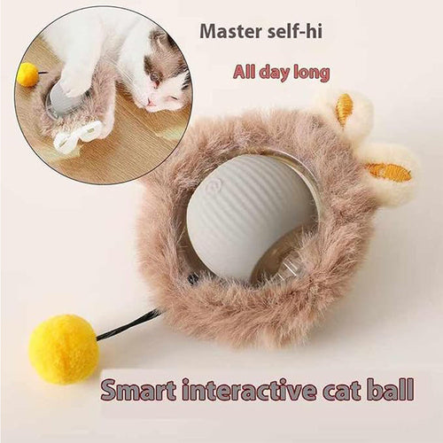 Balle interactive pour chat