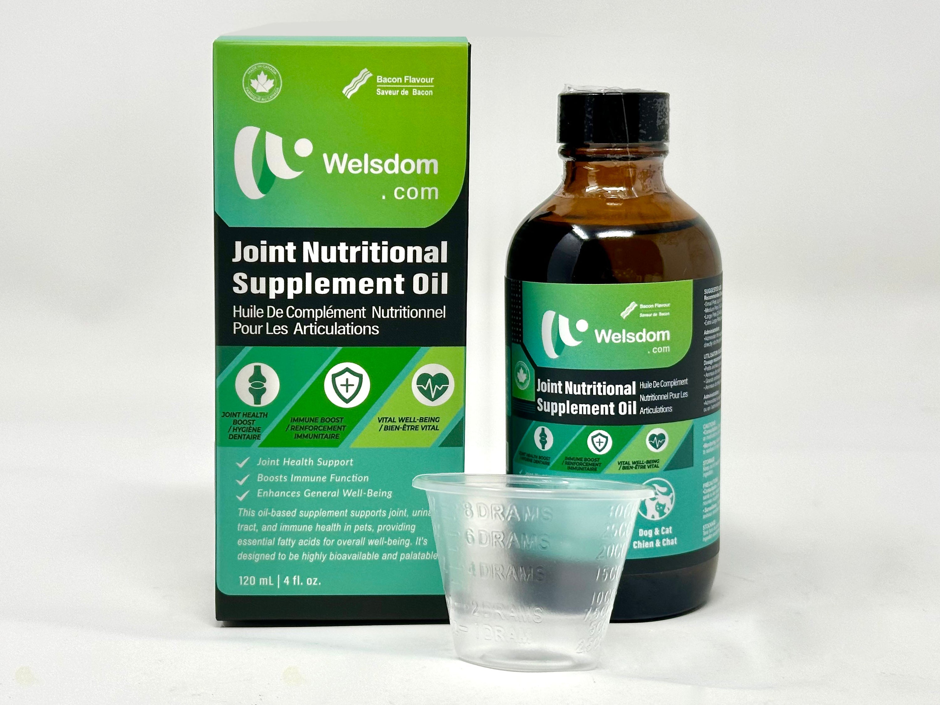 Huile de complément nutritionnel pour phoques – 120 mL