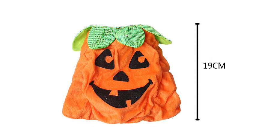 Accessoires de Costume Créatifs pour Chats d'Halloween - Citrouille