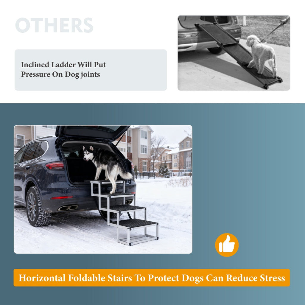 Rampe pliable pour chiens : accès facile à votre voiture