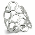 3W170 - Rhodium Brass Ring avec No Stone