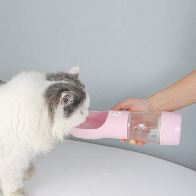 Bouteille portable pour nourriture et eau pour animaux