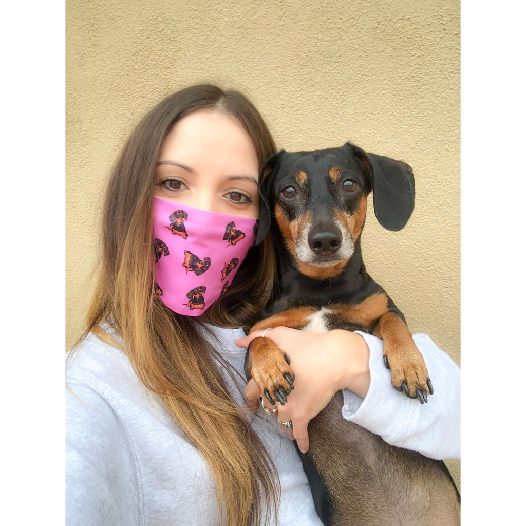 Masque de visage pour Teckel