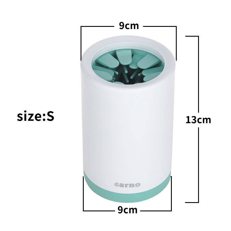 Gobelet nettoyeur de pattes portable en silicone doux pour animaux