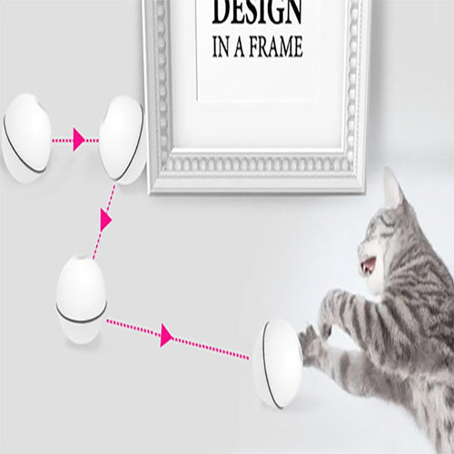 Balle Jouet Électronique à Laser LED pour Chat