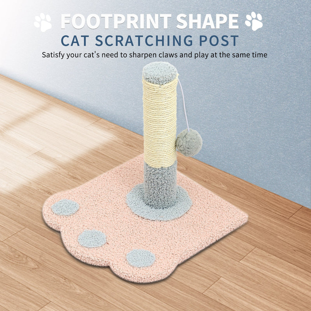 Colonnes à gratter avec empreintes de pattes mignonnes