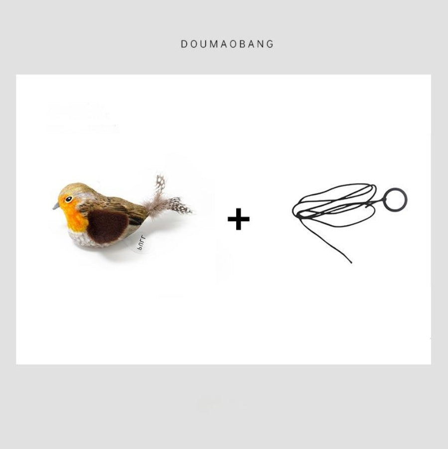 Jouet d'Appât pour Oiseaux au Design Mignon, Jouet d'Appât pour Perroquet en Simulation