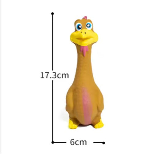 Jouet à mâcher interactif en latex - Canard mignon