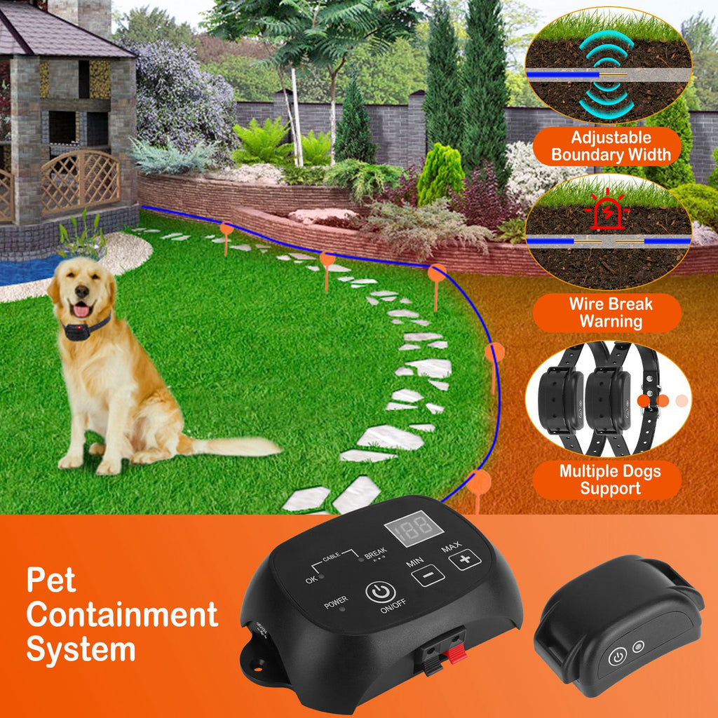 Système de clôture pour chien avec cent éléments