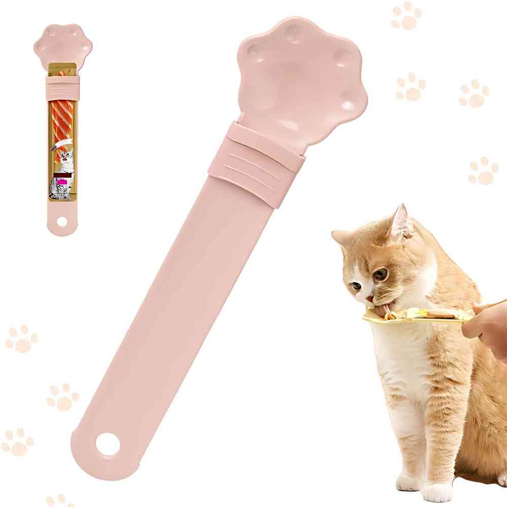 Cuillère à friandises pour chat, pratique et confortable pour régaler votre compagnon