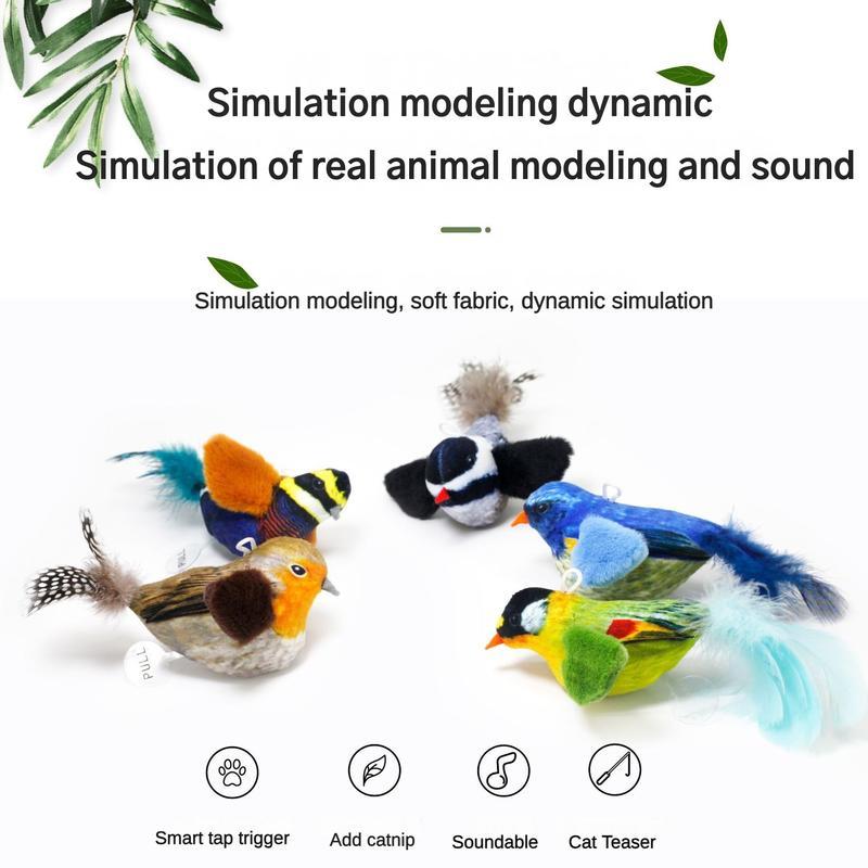 Jouet d'Appât pour Oiseaux au Design Mignon, Jouet d'Appât pour Perroquet en Simulation