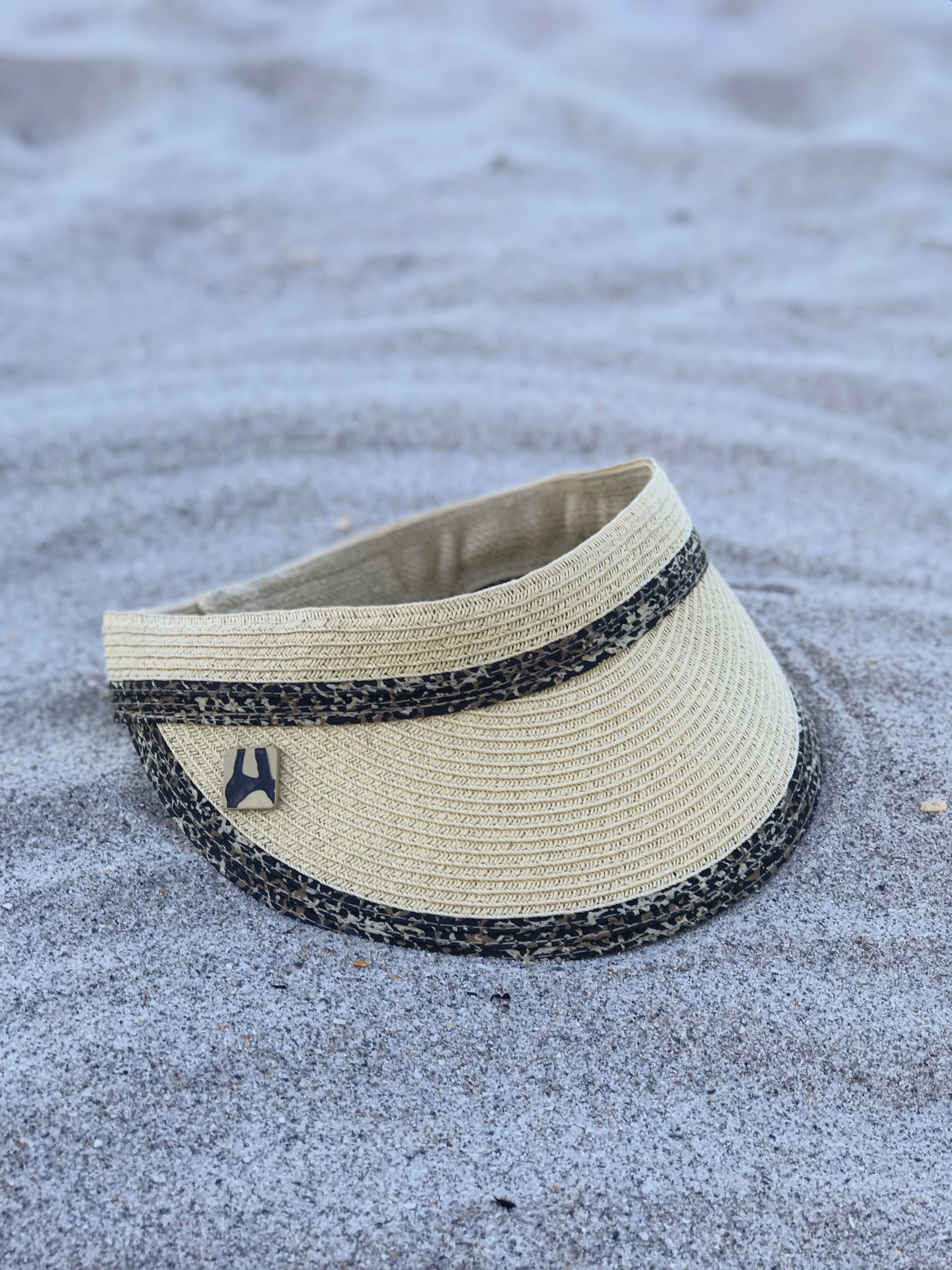 'Faites une promenade du côté sauvage' Casquette Visor Imprimé Animal