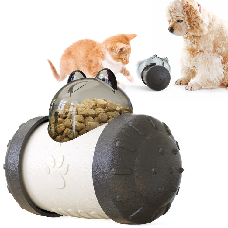 Balle interactive pour chiens et chats avec distributeur de nourriture