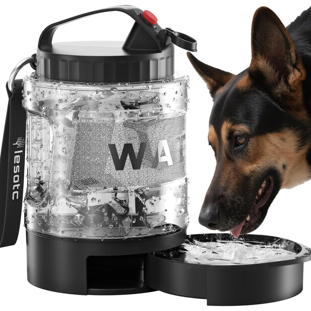 Bouteille d'Eau de Voyage pour Chien, Grande Capacité