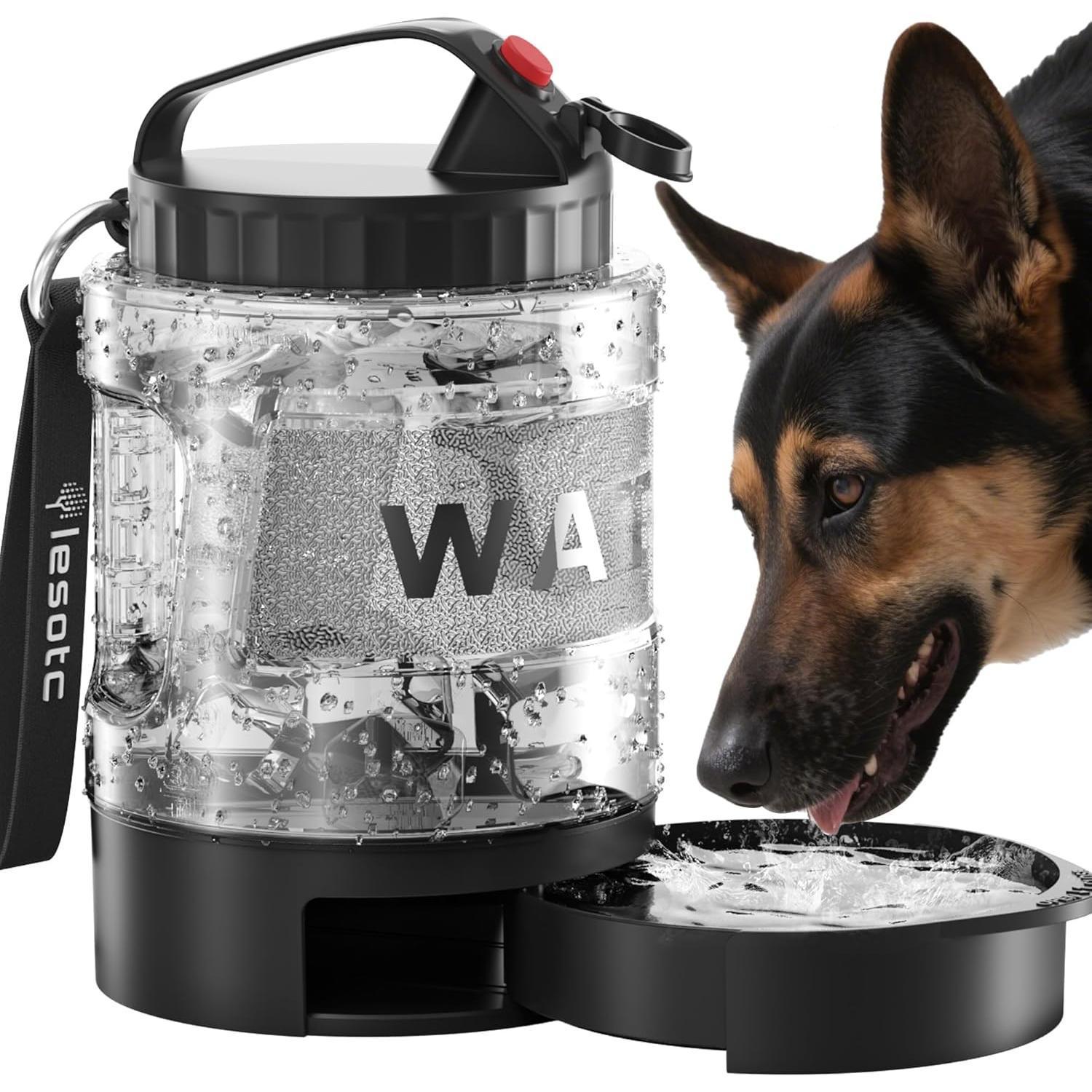 Bouteille d'Eau de Voyage pour Chien, Grande Capacité