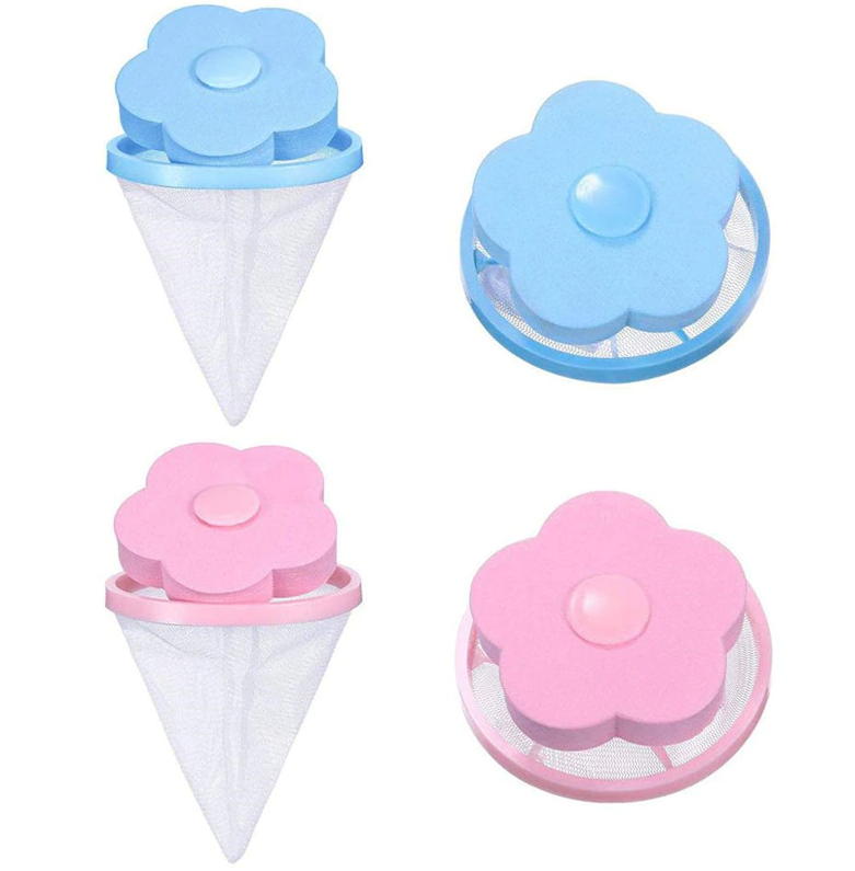 2 Pcs Floating Animal Fur Catcher Laundry Lint Animal Hair Remover For