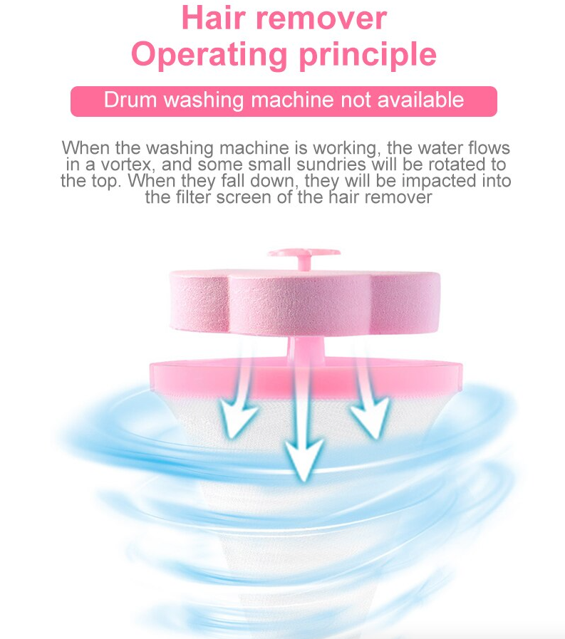 2 Pcs Floating Animal Fur Catcher Laundry Lint Animal Hair Remover For