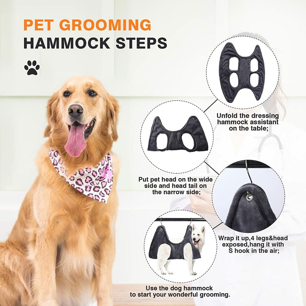 Harnais de toilettage suspendu pour chien et chat