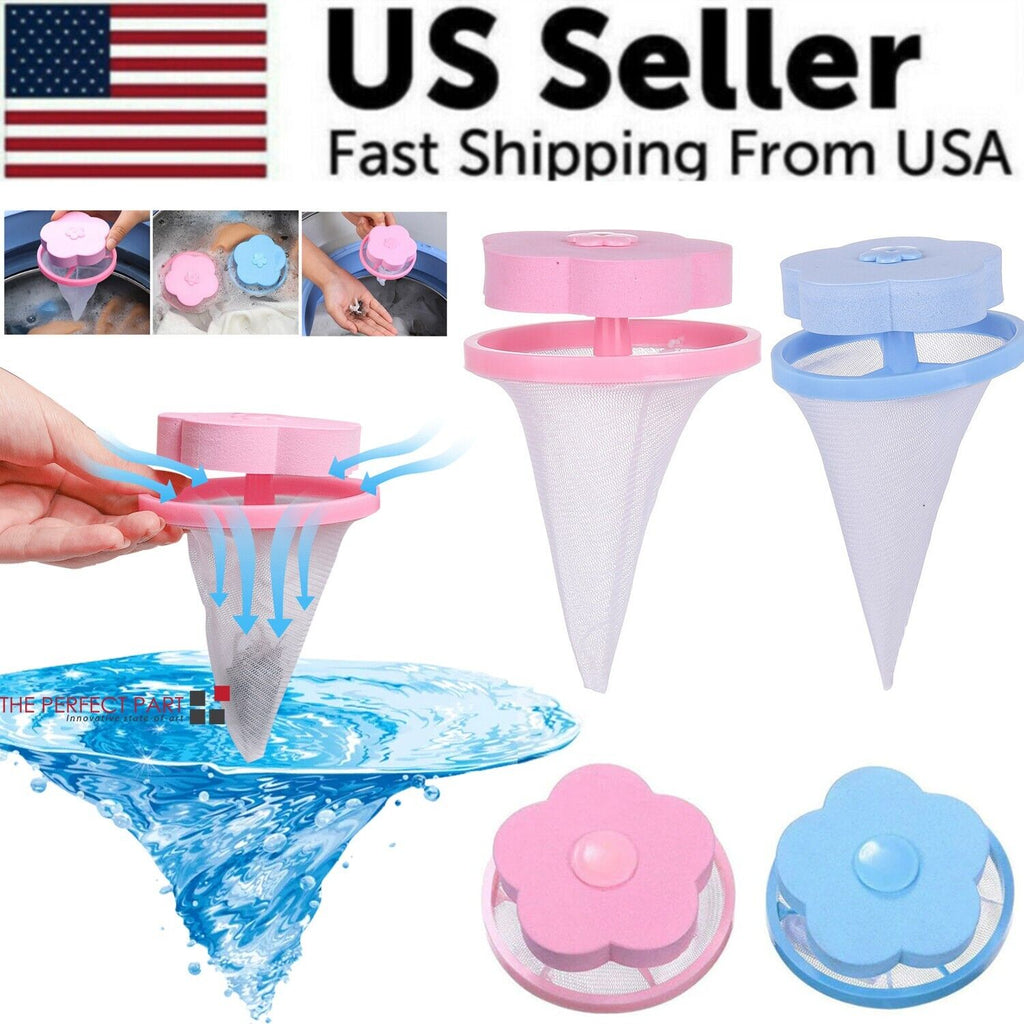 2 Pcs Floating Animal Fur Catcher Laundry Lint Animal Hair Remover For